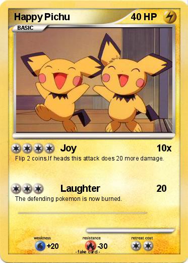 Pokemon Happy Pichu