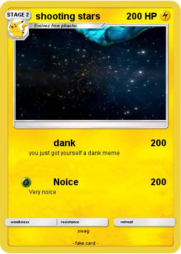 Pokemon shooting stars