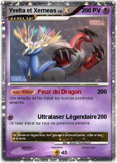Pokemon Yvelta et Xerneas