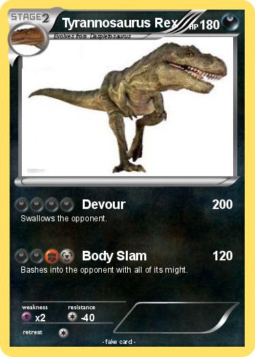 Pokemon Tyrannosaurus Rex