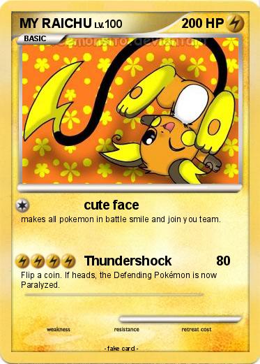 Pokemon MY RAICHU