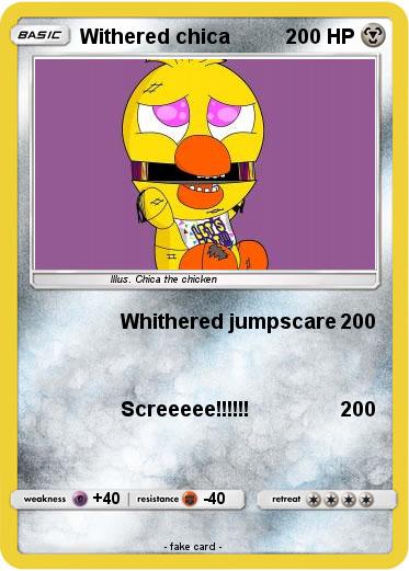 Pokemon Withered chica