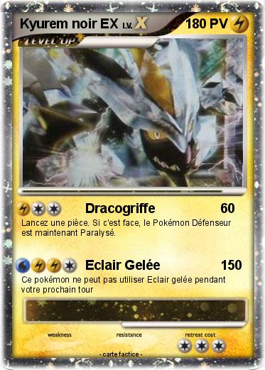 Pokemon Kyurem noir EX
