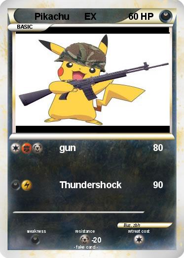 Pokemon Pikachu      EX