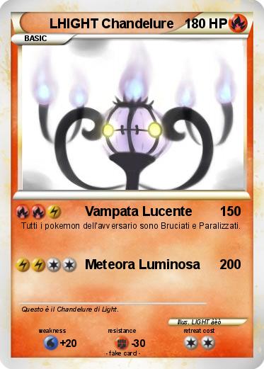 Pokemon LHIGHT Chandelure