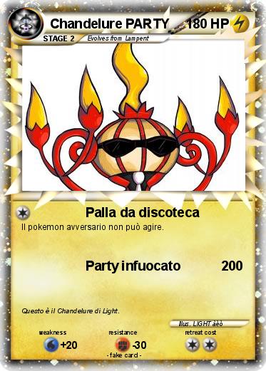 Pokemon Chandelure PARTY