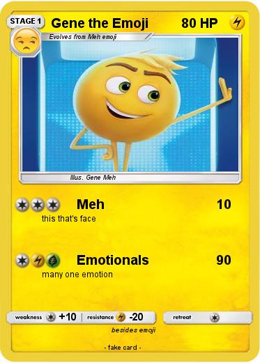 Pokemon Gene the Emoji