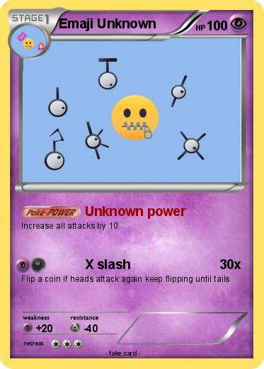 Pokemon Emaji Unknown