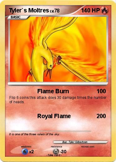Pokemon Tyler`s Moltres