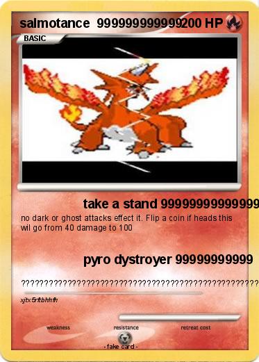 Pokemon salmotance  999999999999