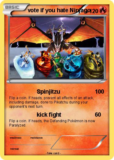 Pokemon vote if you hate Ninjago