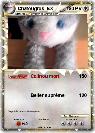 Pokemon Chatougros  EX