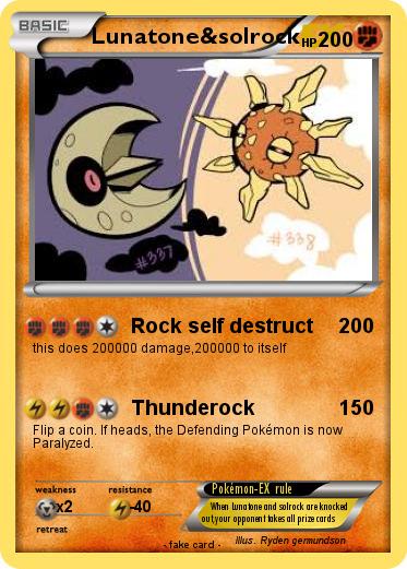 Pokemon Lunatone&solrock