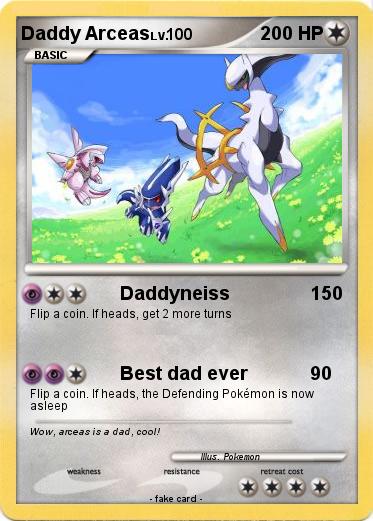 Pokemon Daddy Arceas