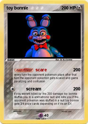 Pokemon toy bonnie
