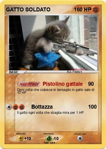 Pokemon GATTO SOLDATO
