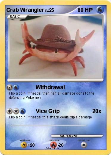 Pokemon Crab Wrangler