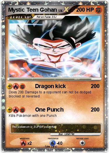 Pokemon Mystic Teen Gohan
