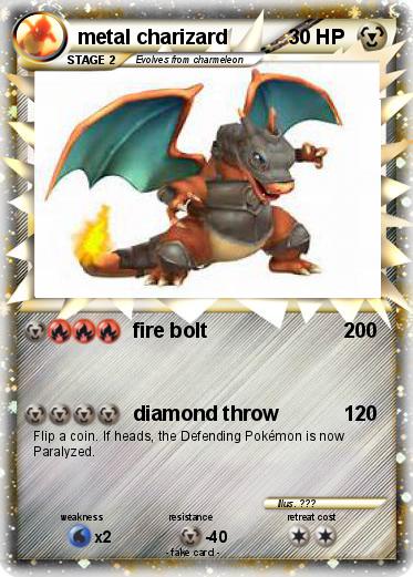 Pokemon metal charizard