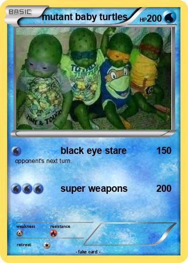 Pokemon mutant baby turtles