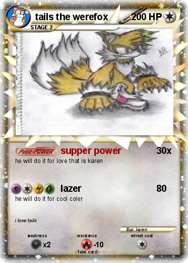 Pokemon tails the werefox