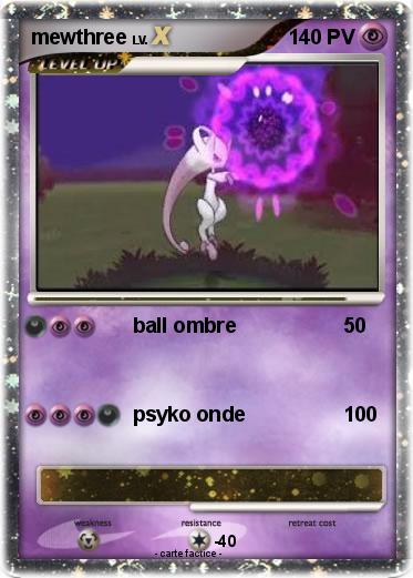 Pokemon mewthree