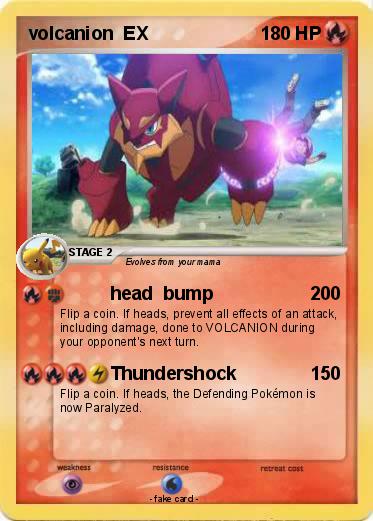 Pokemon volcanion  EX