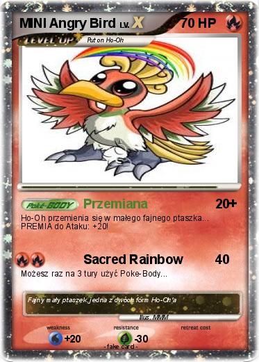 Pokemon MINI Angry Bird