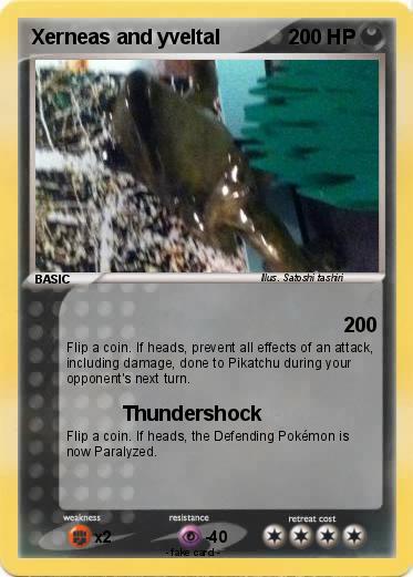 Pokemon Xerneas and yveltal