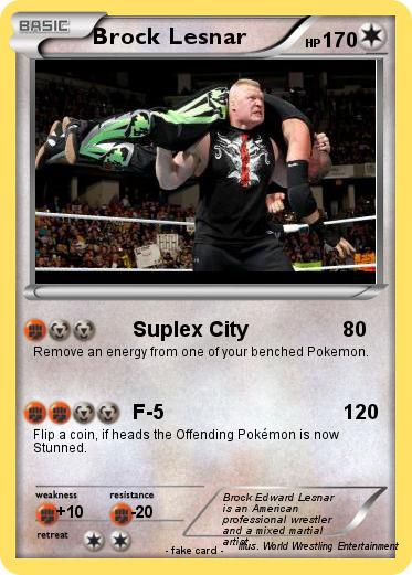 Pokemon Brock Lesnar