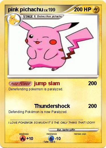 Pokemon pink pichachu