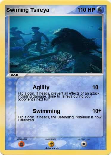 Pokemon Swiming Tsireya
