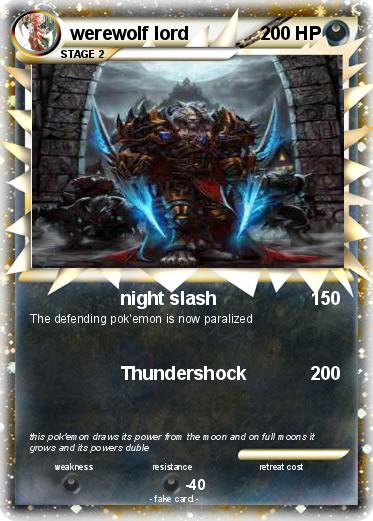 Pokemon werewolf lord