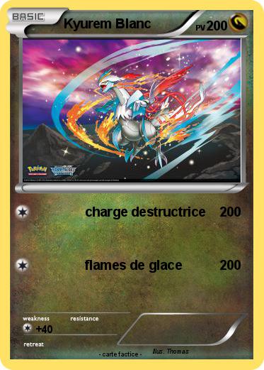 Pokemon Kyurem Blanc
