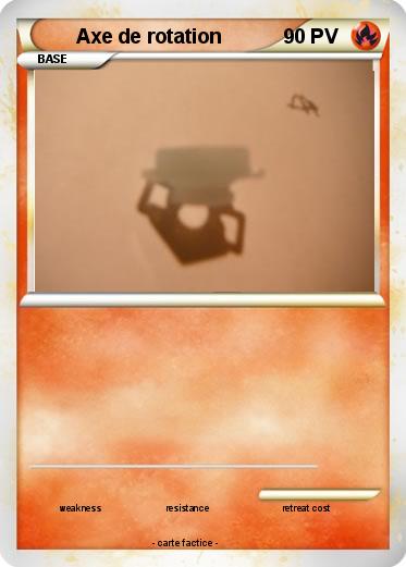 Pokemon Axe de rotation