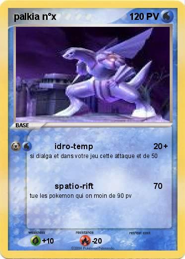 Pokemon palkia n°x