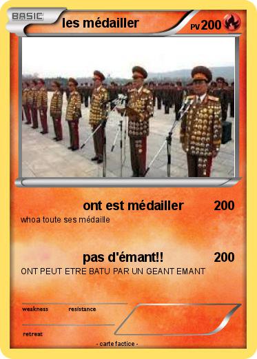 Pokemon les médailler