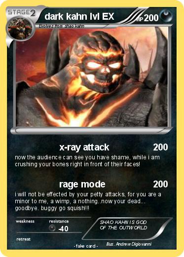 Pokemon dark kahn lvl EX