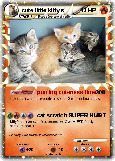 Pokemon cute little kitty's