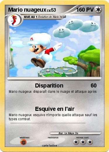 Pokemon Mario nuageux
