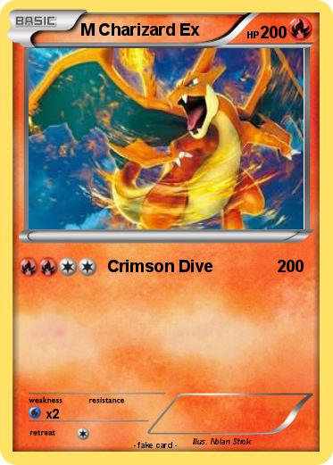 Pokemon M Charizard Ex
