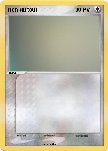 Pokemon rien du tout