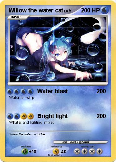 Pokemon Willow the water cat