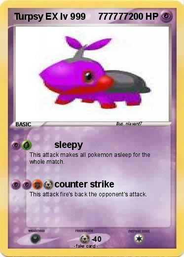 Pokemon Turpsy EX lv 999     777777