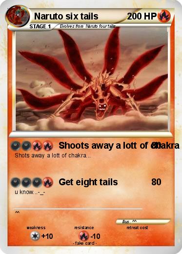 Pokemon Naruto six tails