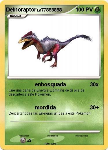 Pokemon Deinoraptor