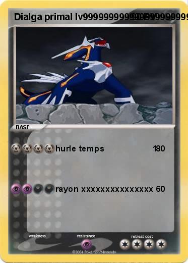 Pokemon Dialga primal lv
