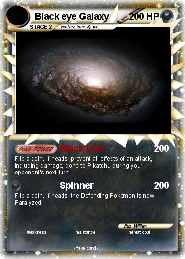 Pokemon Black eye Galaxy