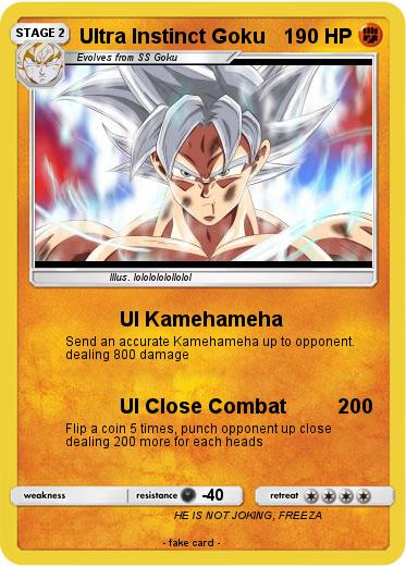 Pokemon Ultra Instinct Goku