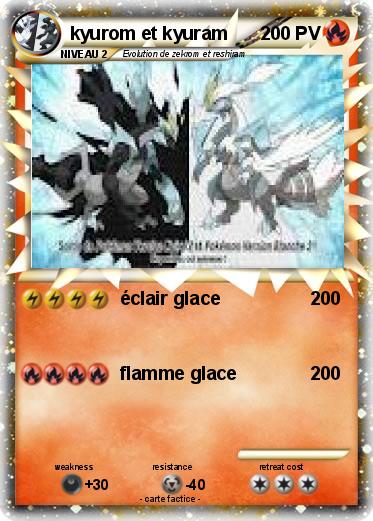 Pokemon kyurom et kyuram